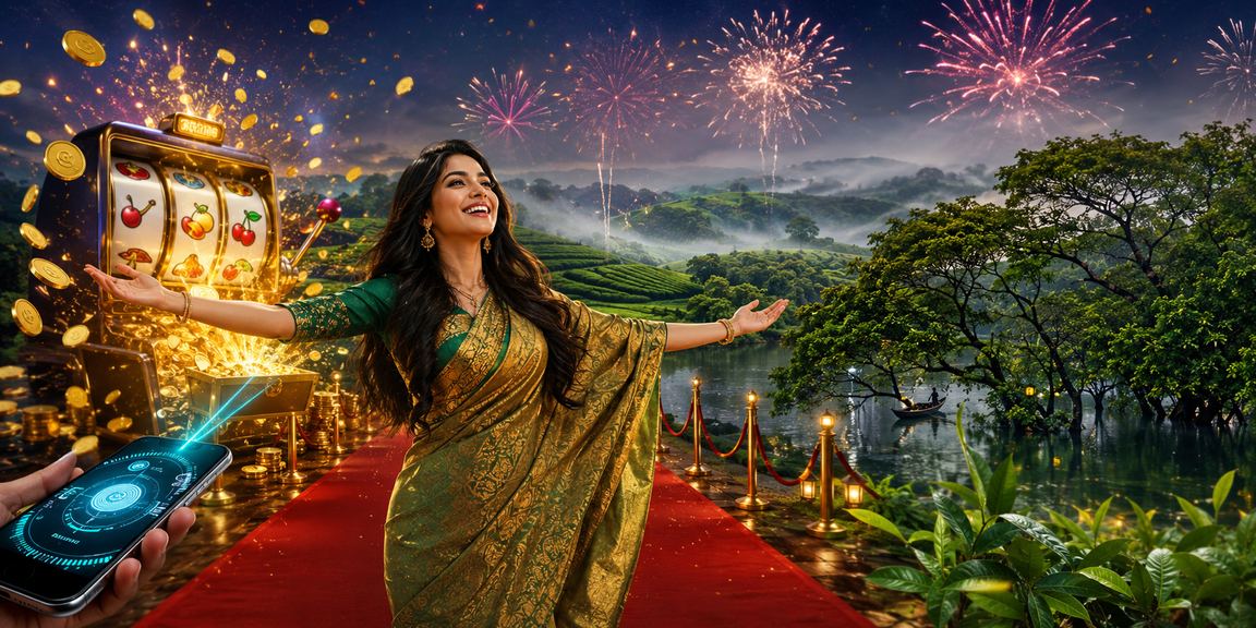 Enjoy slots set against the backdrop of Sylhet's tea gardens